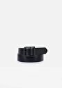 thumb-Afficher les détails de Ceinture Noir Modern Fit Homme