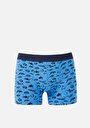 thumb-Afficher les détails de Sous-vêtements Bleu Modern Fit Imprimé Homme