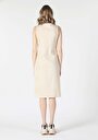 thumb-Afficher les détails de Robe Beige Regular Fit    Femme