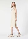 thumb-Afficher les détails de Robe Beige Regular Fit    Femme