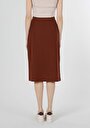 thumb-Afficher les détails de Jupe Marron Regular Fit    Femme