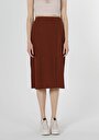 thumb-Afficher les détails de Jupe Marron Regular Fit    Femme