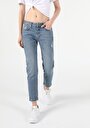 thumb-Afficher les détails de 893 Julia Pantalon Denim Tapered Leg  En  Boyfriend Fit Femme