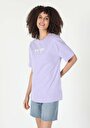 thumb-Afficher les détails de T-shirt À Manches Courtes Violet Comfort Fit  Femme