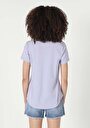 thumb-Afficher les détails de T-shirt À Manches Courtes Violet Regular Fit  Femme