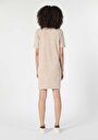 thumb-Afficher les détails de Robe Beige Regular Fit    Femme