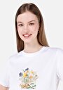 thumb-Afficher les détails de T-shirt À Manches Courtes Blanc Regular Fit  Femme