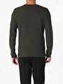 thumb-Afficher les détails de Pull Kaki Slim Fit   Homme