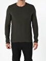 thumb-Afficher les détails de Pull Kaki Slim Fit   Homme