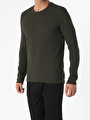 thumb-Afficher les détails de Pull Kaki Slim Fit   Homme