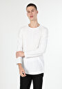 thumb-Afficher les détails de T-shirt À Manches Longues Blanc Regular Fit  Homme