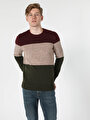 thumb-Afficher les détails de Pull Multicolou Regular Fit   Homme