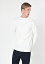 thumb-Afficher les détails de T-shirt À Manches Longues Blanc Regular Fit  Homme