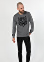 thumb-Afficher les détails de Pull-over Anthracite Regular Fit  Homme