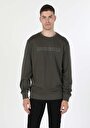 thumb-Afficher les détails de Pull-over Kaki Regular Fit  Homme