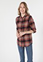 thumb-Afficher les détails de Chemise À Manches Longues Marron Regular Fit   Femme