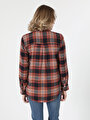 thumb-Afficher les détails de Chemise À Manches Longues Marron Regular Fit   Femme