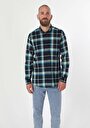 thumb-Afficher les détails de Chemise À Manches Longues Marine Regular Fit   Homme