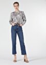 thumb-Afficher les détails de 889 Katy Pantalon Denim Tapered Leg  En  High Boy Fit Femme