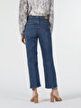 thumb-Afficher les détails de 889 Katy Pantalon Denim Tapered Leg  En  High Boy Fit Femme