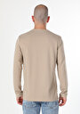 thumb-Afficher les détails de T-shirt À Manches Longues Beige Regular Fit  Homme
