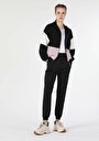 thumb-Afficher les détails de Pantalon De Survêtement Noir Slim Fit Femme