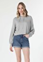 thumb-Afficher les détails de Pull Gris Comfort Fit   Femme