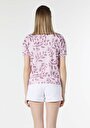 thumb-Afficher les détails de T-shirt À Manches Courtes Violet Regular Fit  Femme