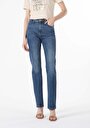 thumb-Afficher les détails de 792 Mila Pantalon Denim Straight Leg  En  Regular Fit Femme