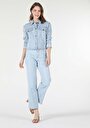 thumb-Afficher les détails de Veste De Blazer Denim Regular Fit   Femme