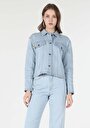 thumb-Afficher les détails de Veste De Blazer Denim Regular Fit   Femme