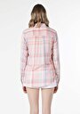 thumb-Afficher les détails de Chemise À Manches Longues Rose Regular Fit   Femme