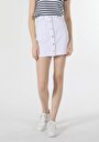 thumb-Afficher les détails de Jupe Blanc Mini    Femme