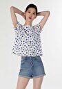 thumb-Afficher les détails de T-shirt À Manches Courtes Blanc Regular Fit  Femme