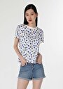 thumb-Afficher les détails de T-shirt À Manches Courtes Blanc Regular Fit  Femme
