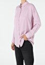 thumb-Afficher les détails de Chemise À Manches Longues Violet Relaxed Fit   Femme