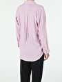thumb-Afficher les détails de Chemise À Manches Longues Violet Relaxed Fit   Femme