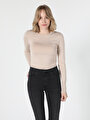 thumb-Afficher les détails de Pull Beige Slim Fit   Femme