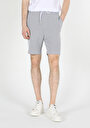 thumb-Afficher les détails de Short Gris Regular Fit Homme