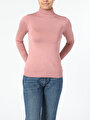thumb-Afficher les détails de Pull Rose Slim Fit   Femme