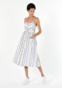 thumb-Afficher les détails de Robe Multicolou Slim Fit    Femme