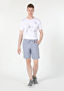 thumb-Afficher les détails de Short Bleu Regular Fit Homme