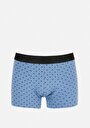 thumb-Afficher les détails de Sous-vêtements Bleu Modern Fit Imprimé Homme