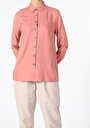 thumb-Afficher les détails de Chemise À Manches Longues Rouge Regular Fit   Femme