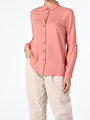 thumb-Afficher les détails de Chemise À Manches Longues Rouge Regular Fit   Femme