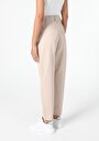 thumb-Afficher les détails de Pantalon Beige Düz Paça  En  Baggy Fit Femme