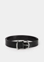 thumb-Afficher les détails de Ceinture Noir Modern Fit Femme