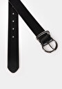 thumb-Afficher les détails de Ceinture Noir Modern Fit Femme