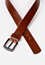 thumb-Afficher les détails de Ceinture Marron Modern Fit Homme