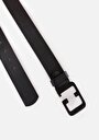 thumb-Afficher les détails de Ceinture Noir Modern Fit Homme